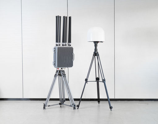 購入 10km 70M-6GHz 統合型ジャマーおよび検出器 固定設備 全周波数対ドローン検出 2.4G 5.2G 5.8G オンライン製造