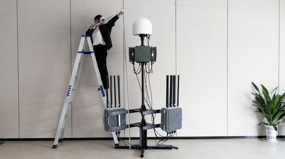 購入 フルバンド70MHz-6GHz 固定ドローン検出・妨害装置 1N超干渉10km検出,3km妨害距離 オンライン製造