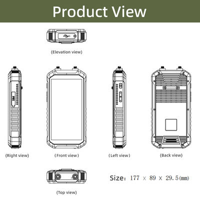 Handheld UAV Signal Detector | Real-Time Drone Detection & Precise Positioning | Multi-Band Coverage 300MHz–6GHz | Portable Anti-Drone Device for Security & Surveillance Applications