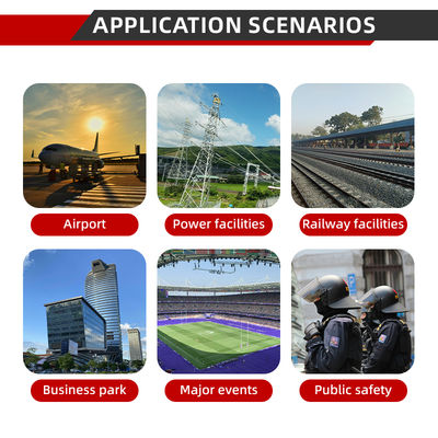 10km Long-Range Portable Drone Detector with Full-Band Coverage and Real-Time Alerts for UAV Detection