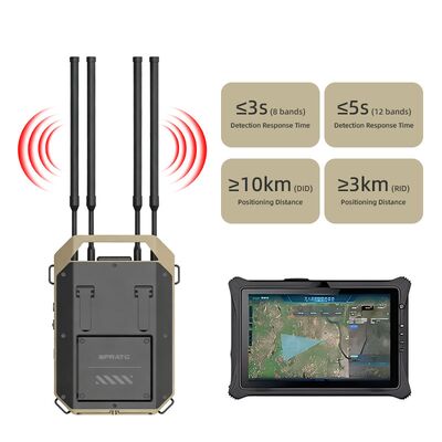 購入 70M-6.2GHz 全周波数ドローン検出器 10km 位置決めと追跡 パイロットパスキャプチャ FPVビデオ信号対UAVシステム オンライン製造