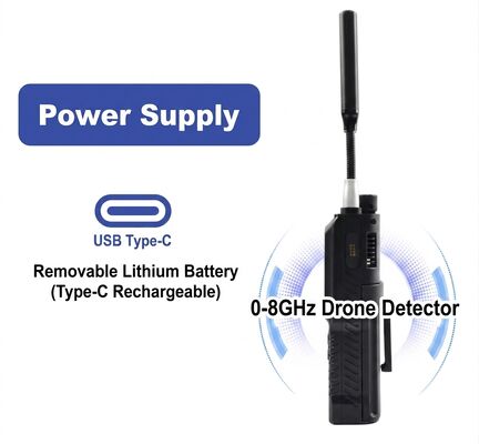購入 OFDM HD FPV と FM アナログ トランスミッションのためのプロのドローン 0-8GHz シグナル検出器 オンライン製造