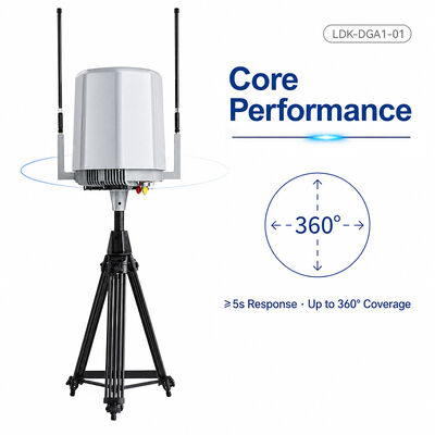 買う Ladasky 固定式対ドローン検知装置 70MHz-6GHz | 長距離UAVレーダー＆RFスキャナー | DJI Autel FPV検知 10km オンライン製造