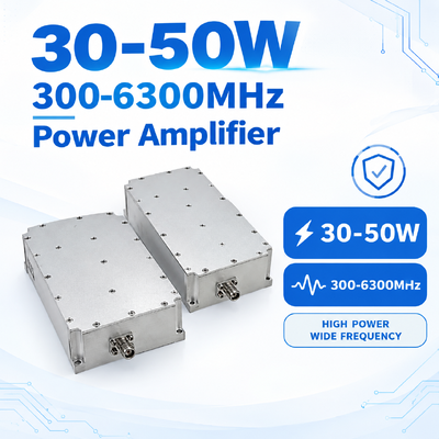 買う 30-50W 300-6300MHz 高効率25% RFパワーアンプモジュール、高線形性・低歪み設計、対ドローンソリューション向け オンライン製造