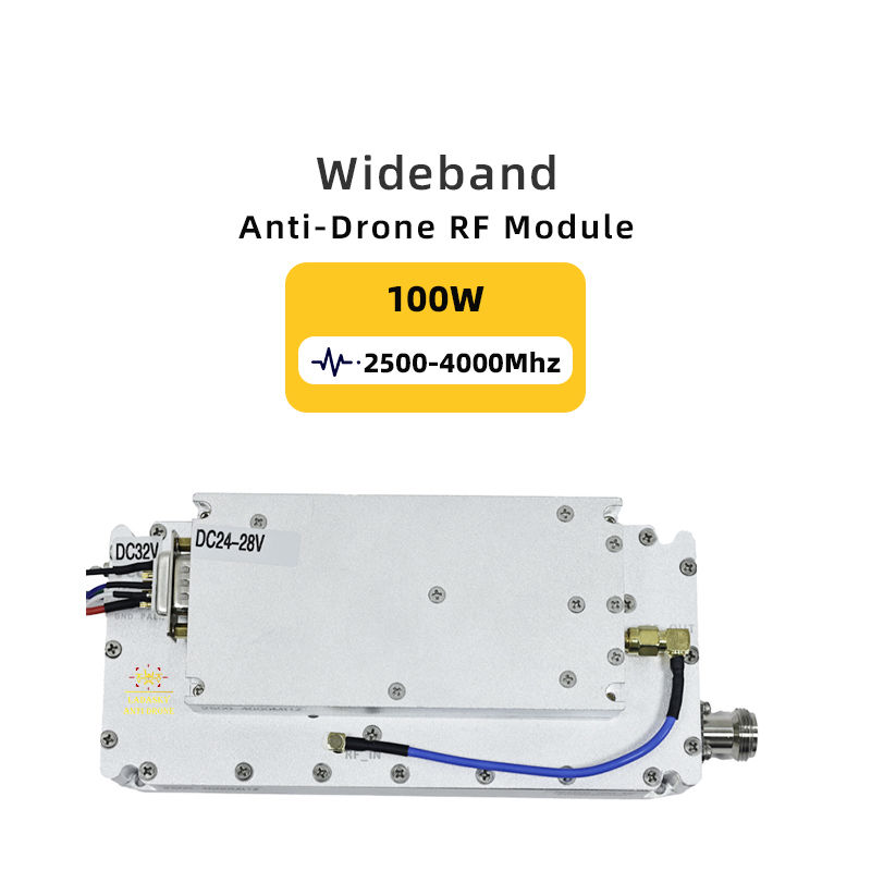 2500-4000MHz 100W Gan Lora アンチ UAV モジュール DJI RF パワーアンプとシキュレーター