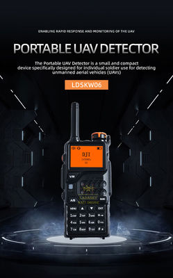 Wearable Drone Detection Device with 5000mAh Battery and Full Band Antenna 300MHz-6000MHz